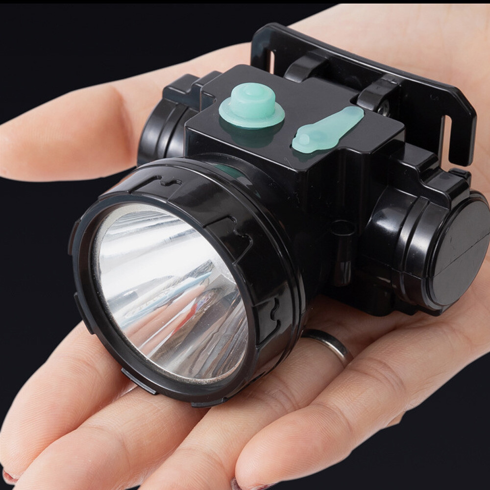 Led Headlight Miner Mining Lamp Torch Camping Fishing Bright Rechargable Light
