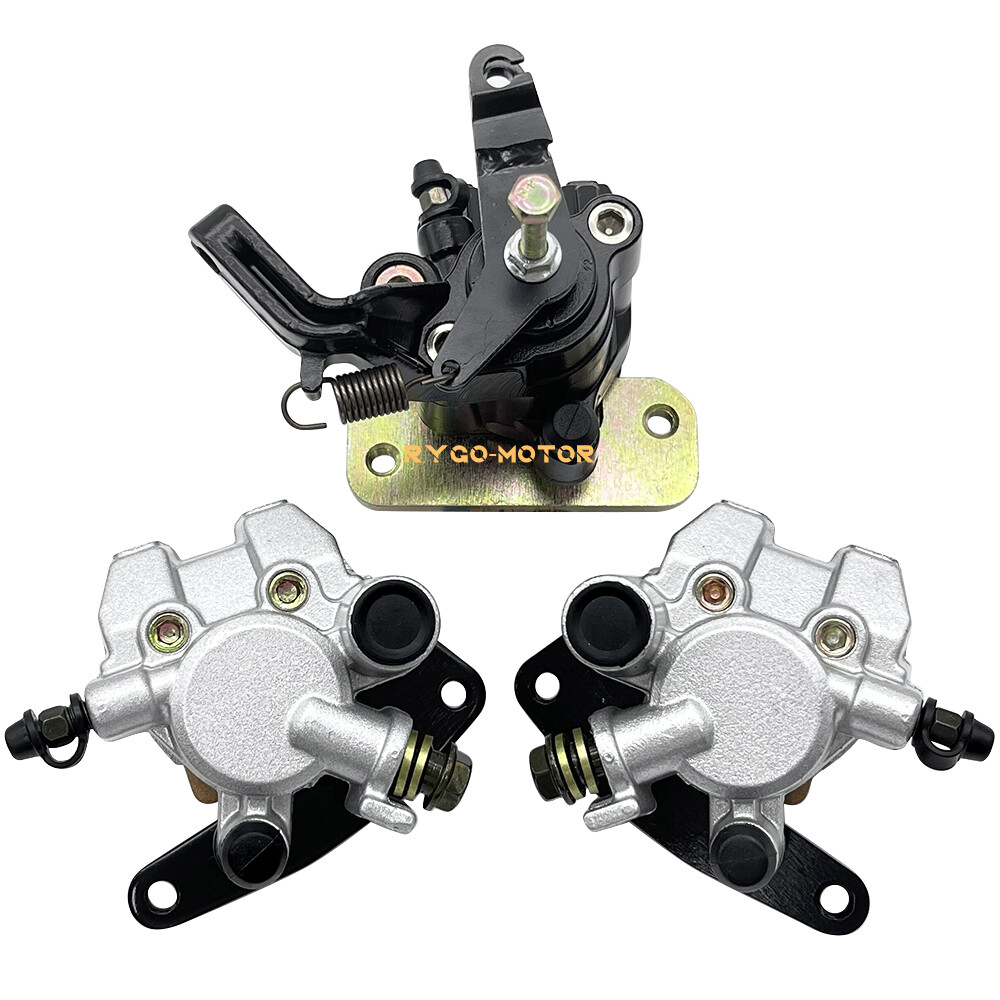 Front Rear Brake Calipers W/Pads for Honda TRX250X FourTrax 250 2x4 1987-1992
