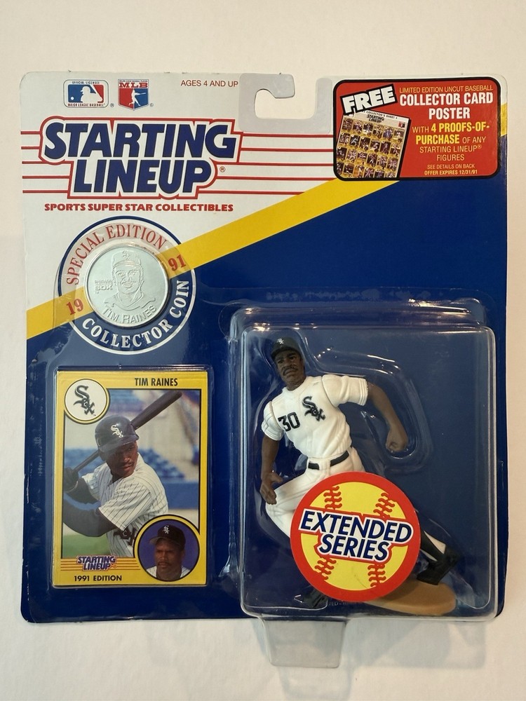 💥⚾️ 1991 TIM RAINES Chicago White Sox Starting Lineup ⚾️💥