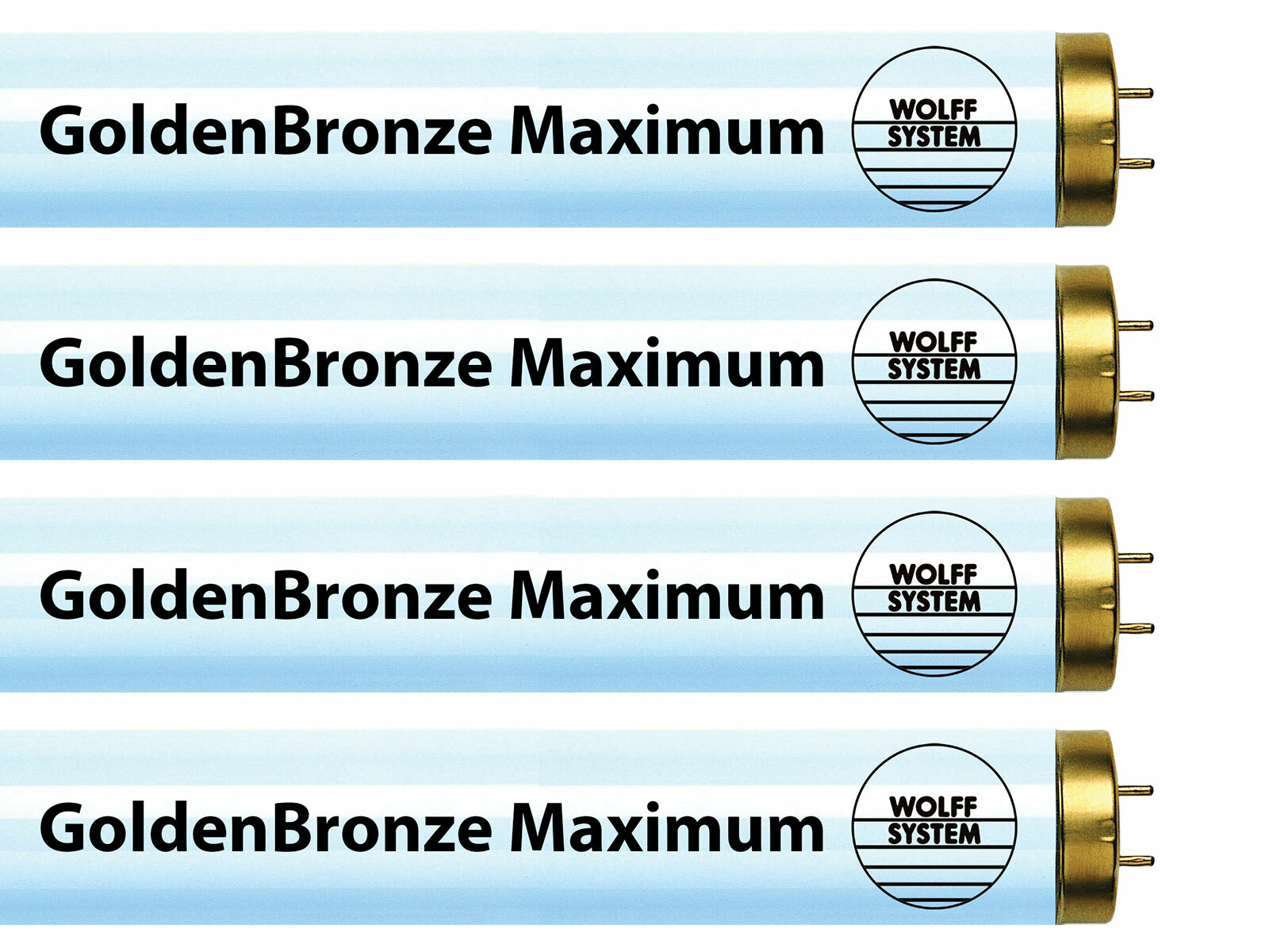 Wolff System GoldenBronze Maximum F71T12 100W Bipin Tanning Bulbs - Fast Color!