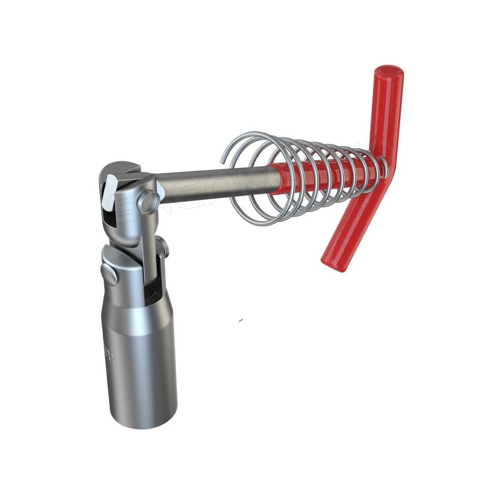 16mm Spark Plug Socket Deep Remover & Installer T-Handle Universal Joint