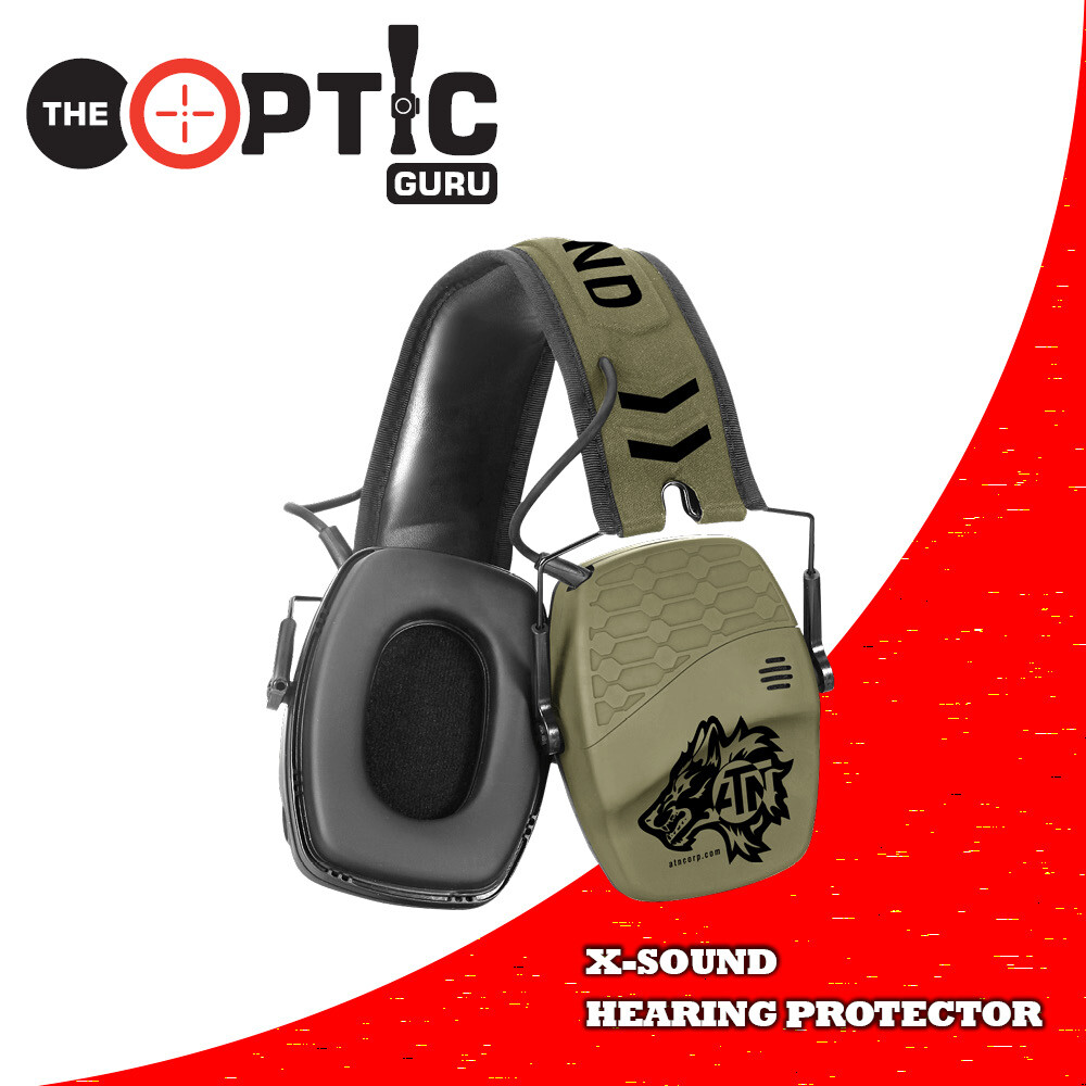 ATN X-Sound Hearing Protector, Electronic Earmuffs w/ Bluetooth