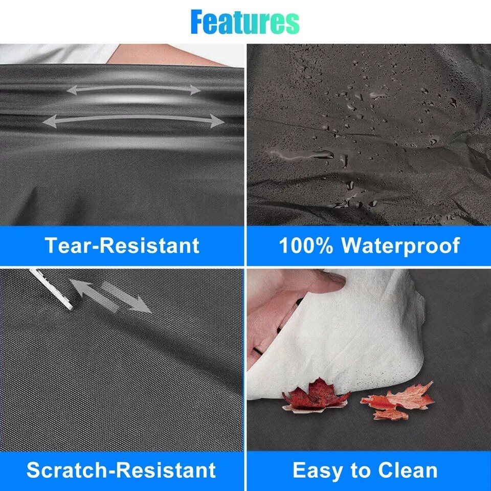 Heavy Duty Waterproof Full Car Cover All Weather Protection Outdoor Dustproof US