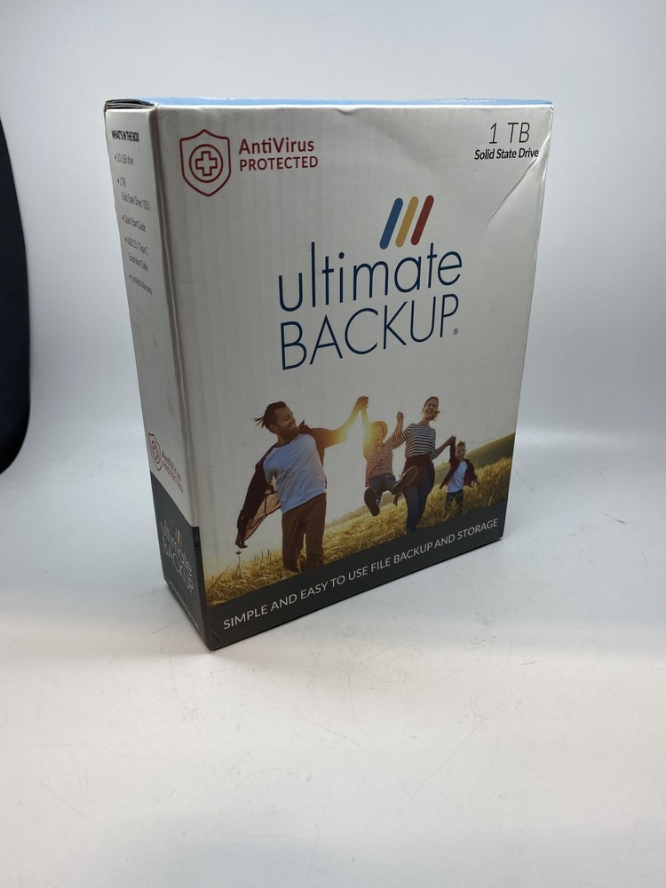 Ultimate Backup Solid State Drive 1TB with Antivirus Protection