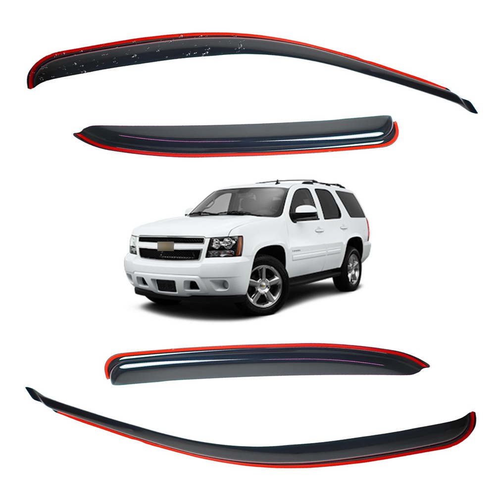 Window Visors Vent Rain Guards For 2007-2014 Chevy Tahoe GMC Yukon