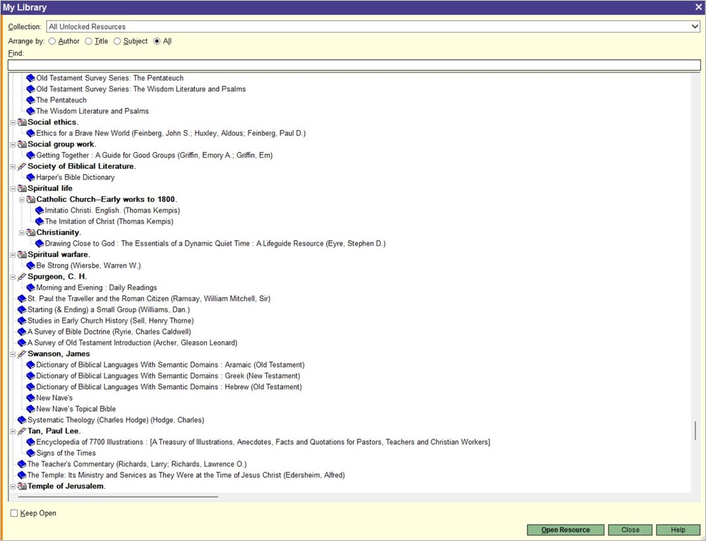 Logos Bible Scholar's Library software (DVD for Windows)
