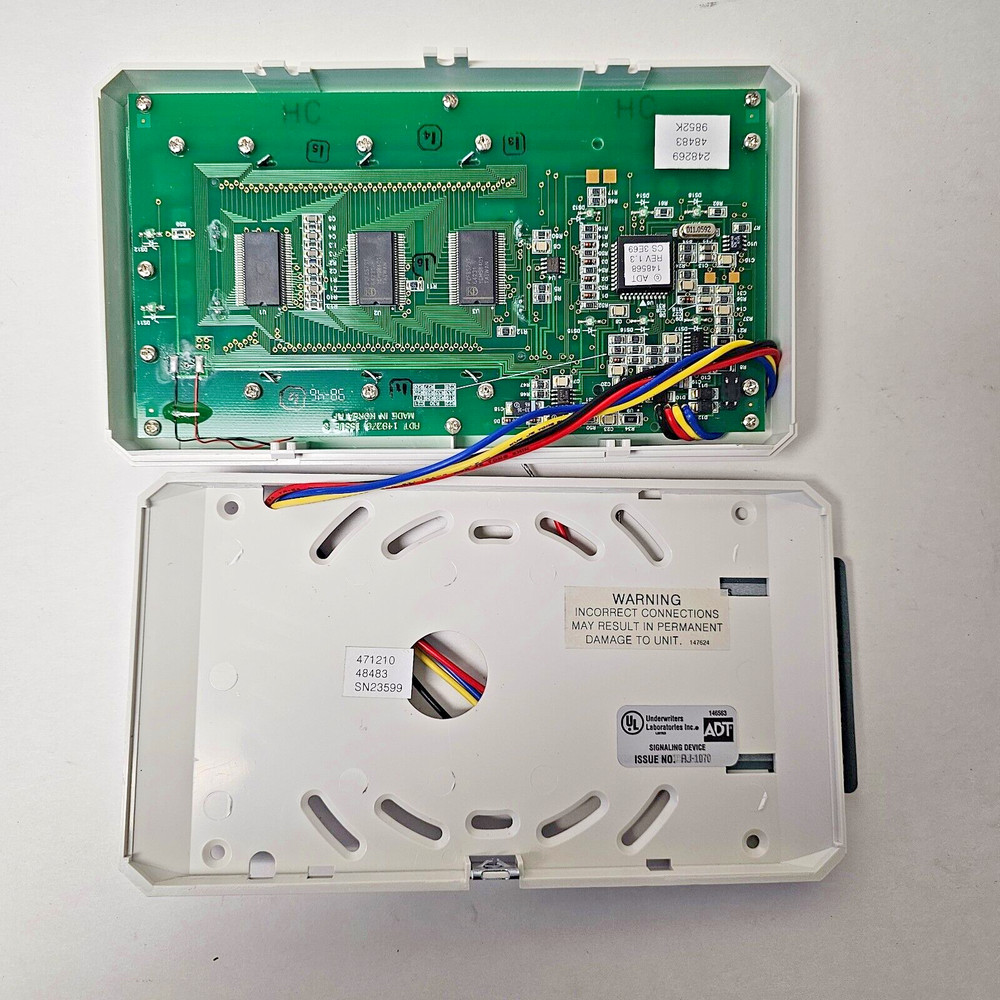 ADT Focus 471210 Interactive Security System Replacement Keypad