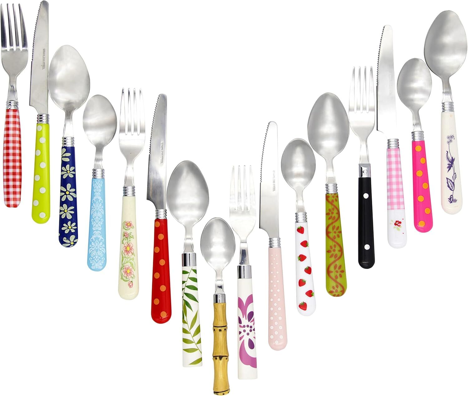 The Original Brink House Eclectic Collection Mix Match Stainless Steel Cutlery