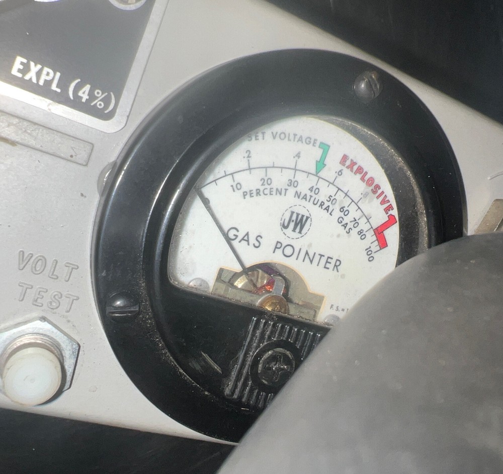 BACHARACH COMBUSTIBLE GAS INDICATOR MODEL H, CGI, Detector. Used Surplus