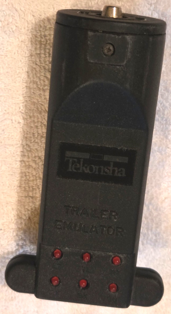 Tekonsha Emulator Trailer Socket Circuit Light Plug Tester 6 Flat Pin RV 6562-A