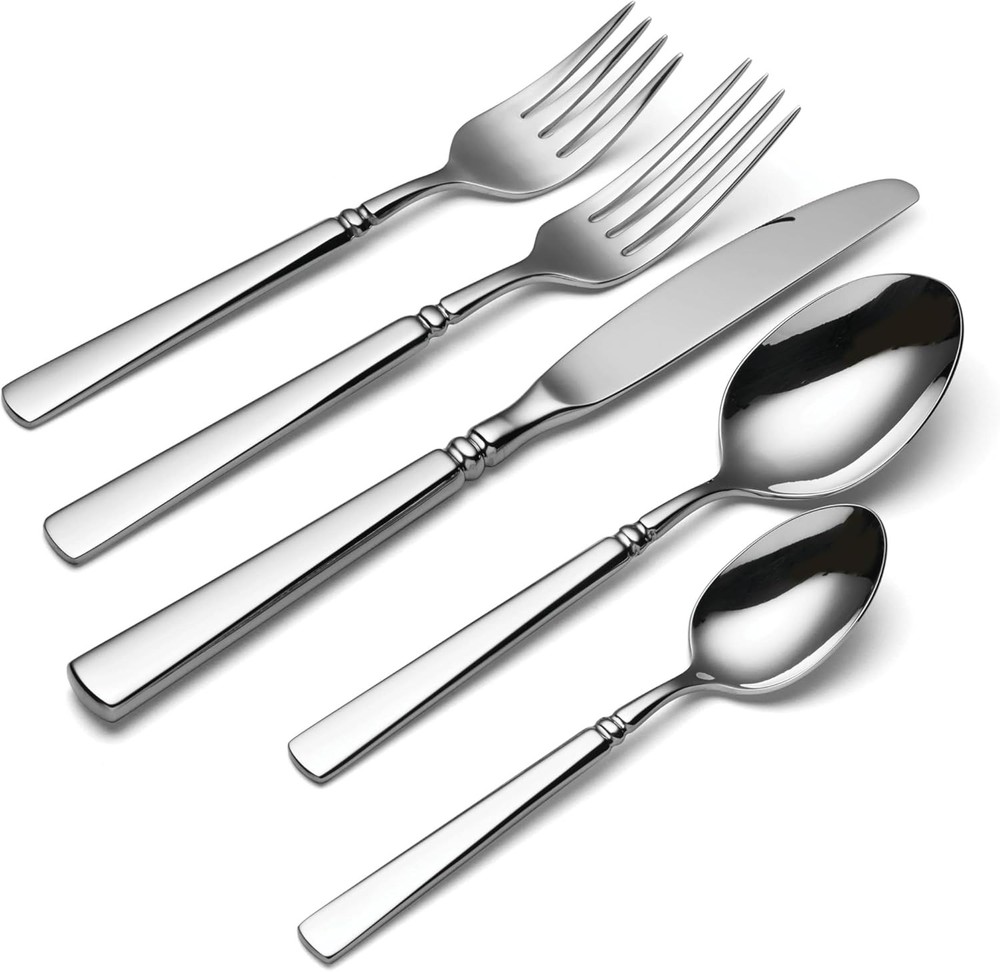Easton Flatware, 5 Piece, Silver