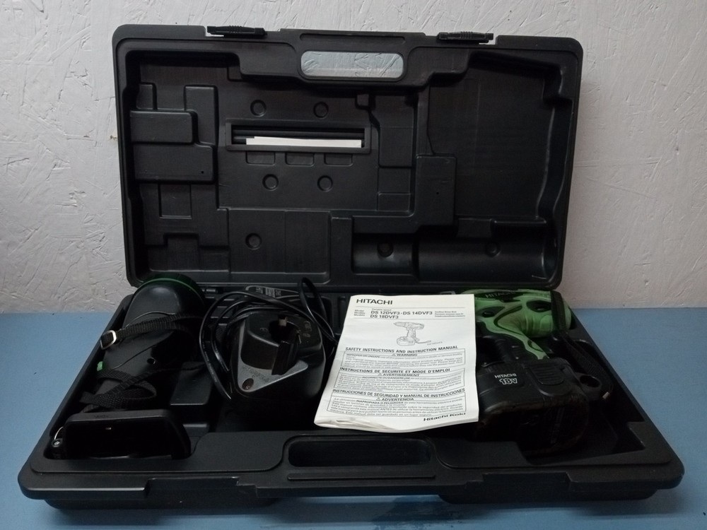 Hitachi 18V Drill Combo Kit In Case (LL)