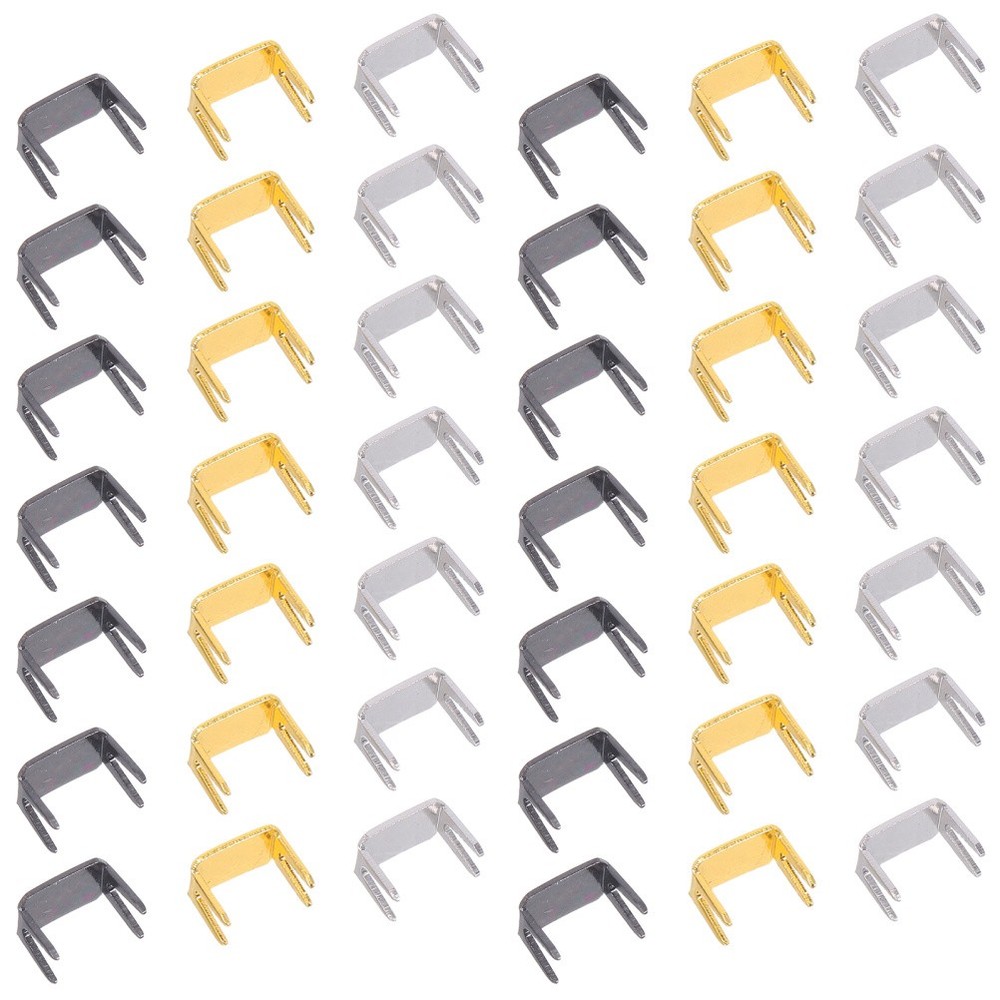 90 Pcs Zipper Insertion Pin Replacement Accessories Bottom Stopper