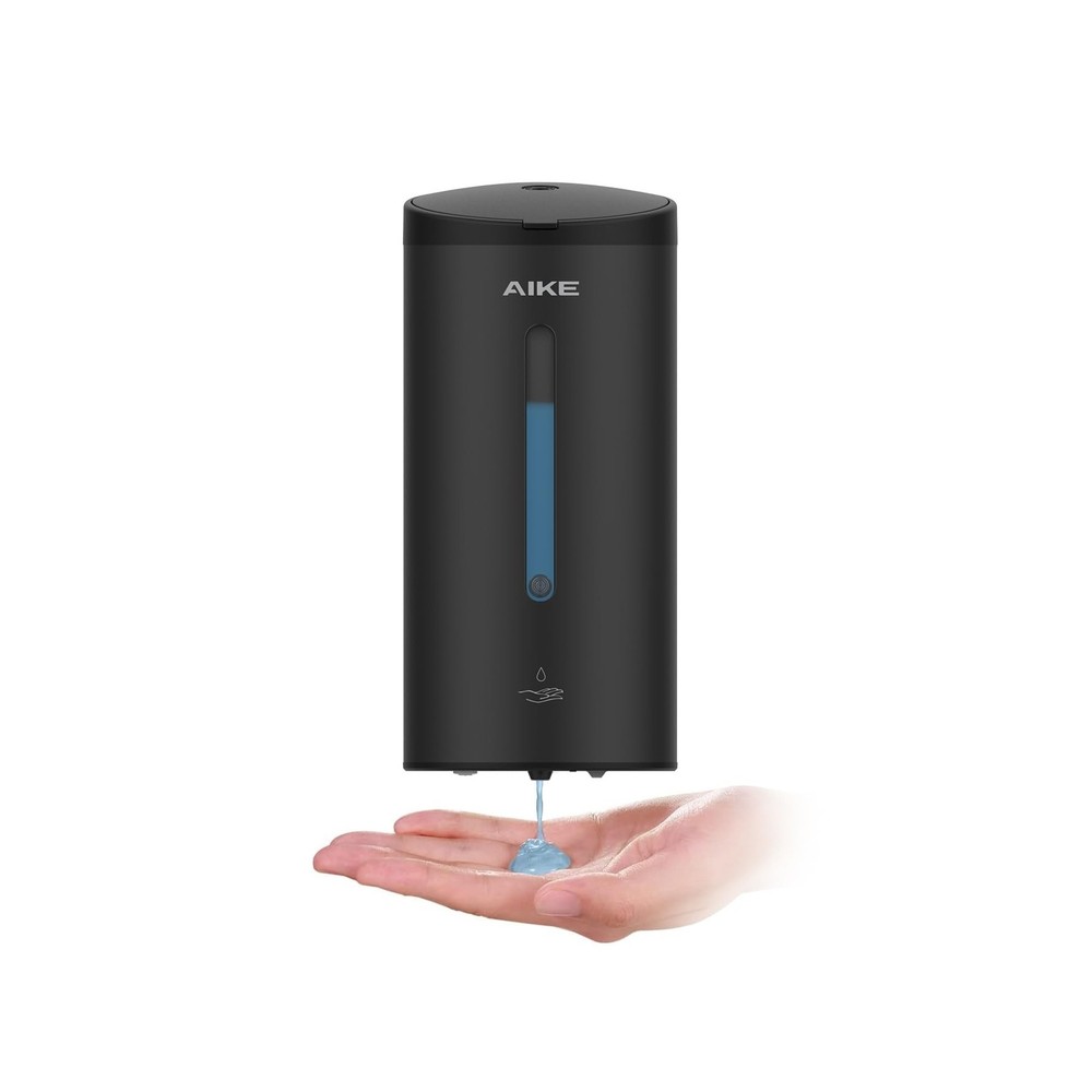 AIKE Automatic Hand Dryer and Soap Dispenser Bundle, Model AK2630 & AK1205 Bl...