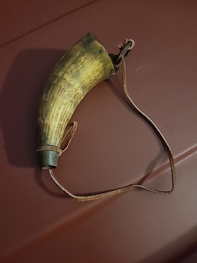 Powder Horn leather Strap