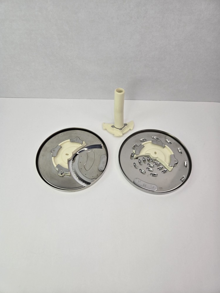 Kenmore KFP-7 Food Processor Replacement 4mm & Medium Disc Blades & Stem