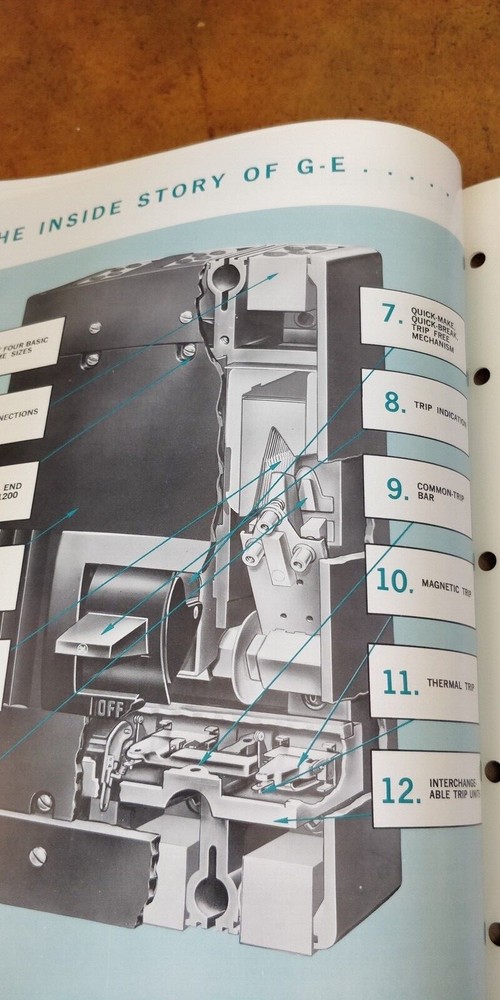 1950s General Electric ~ Application & Selection of Molded Case Circuit Breakers