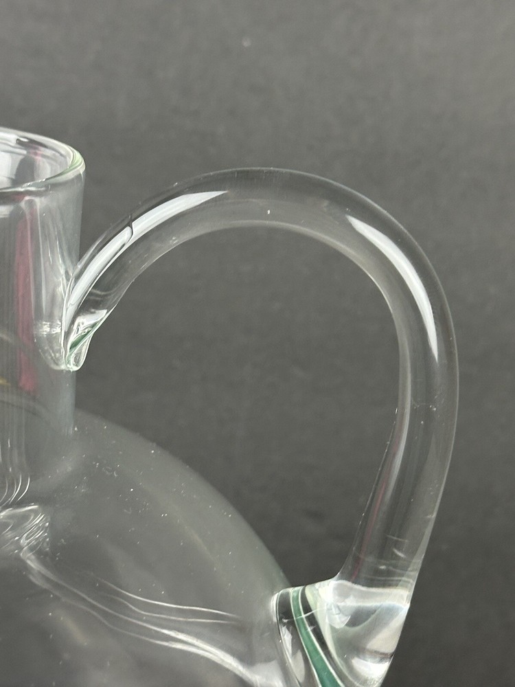 Clear Glass Round Bottom 96 Oz Pitcher w/ Pitcher MCM Style Beverage Servingware