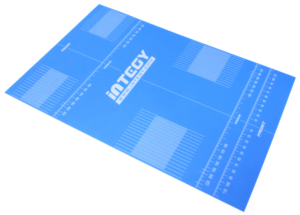 C25823LIGHTBLUE Replacement Plastic Label for Setup Board 14.8x9.9in 1/10 & 1/12