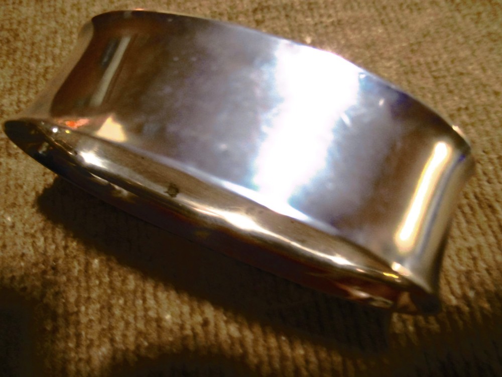 Antique Oval Sterling Silver Napkin Ring