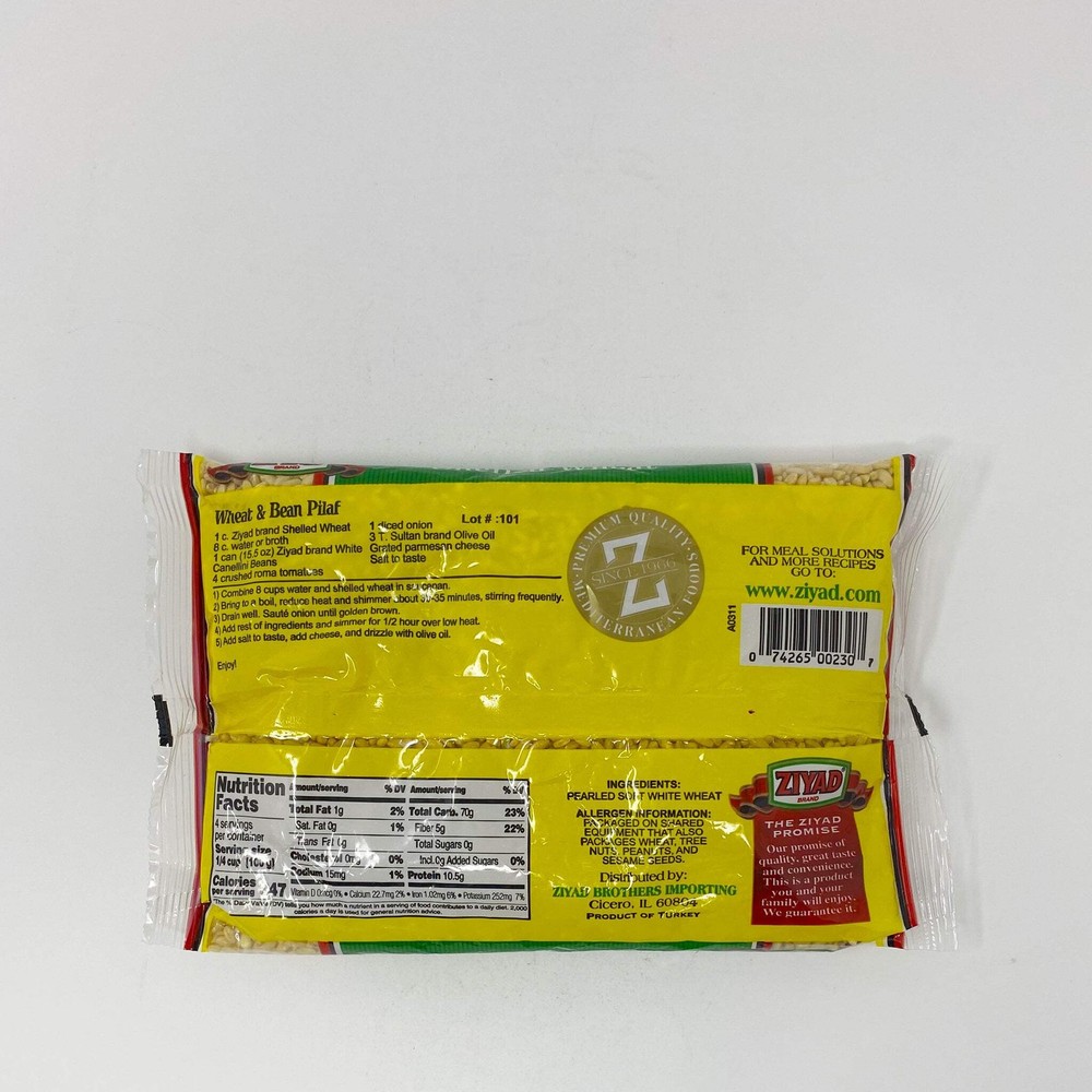 Ziyad Shelled wheat 454g
