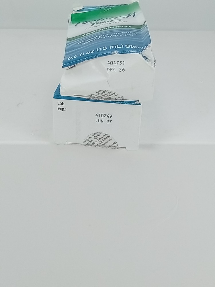 2 REFRESH TEARS EYE DROPS BB DATE 2027
