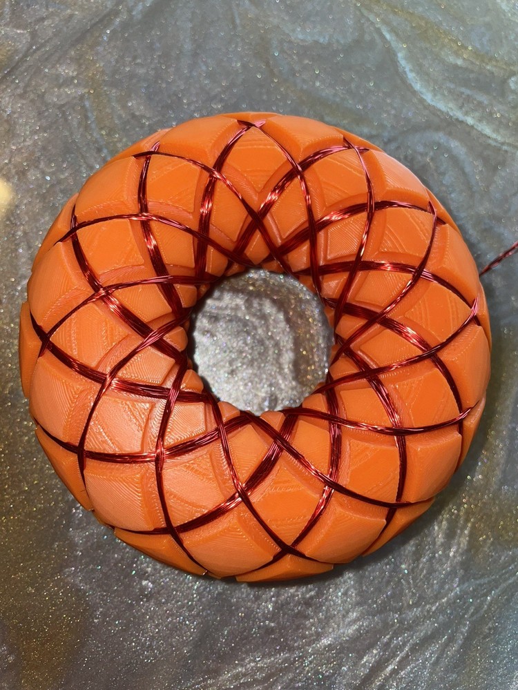 Rodin Coil PEMF Frequency Generator. Red Copper Wire Color.