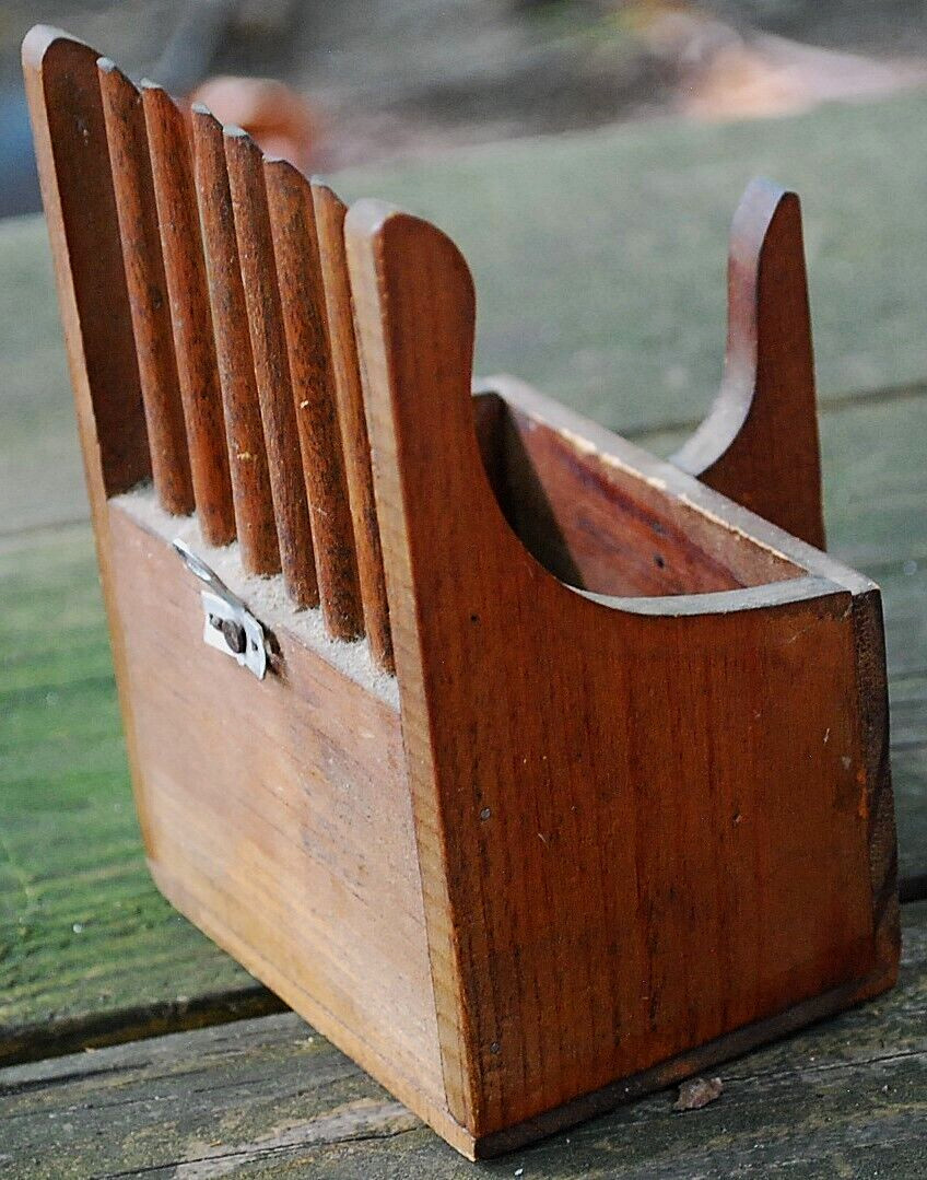 Antique Primitive HANDMADE WOOD CRANBERRY/BLUEBERRY HARVESTING SCOOP Rake Box