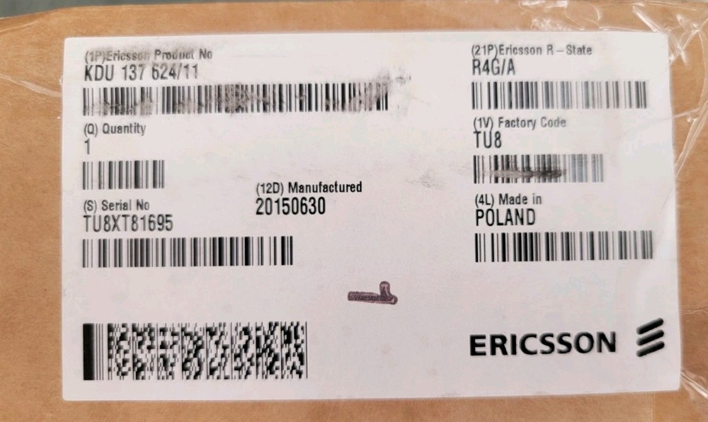 Ericsson KDU 137 624/11 R4G/A Processor Unit DUS 41 02,DIGITAL UNIT