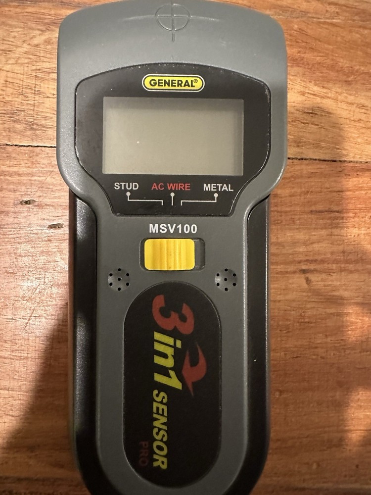 GENERAL TOOLS MSV100 STUD SENSOR TOOL METAL VOLTAGE DETECTOR