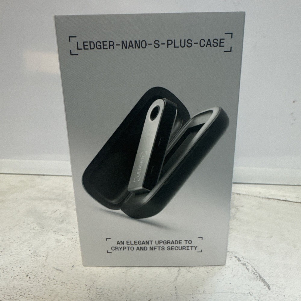 Ledger - Nano S Plus Crypto Hardware Wallet Case - Black