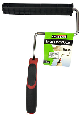 Shur-Line 6620 Premium Ergonomic Paint Roller Frame, 9-In. - Quantity 10