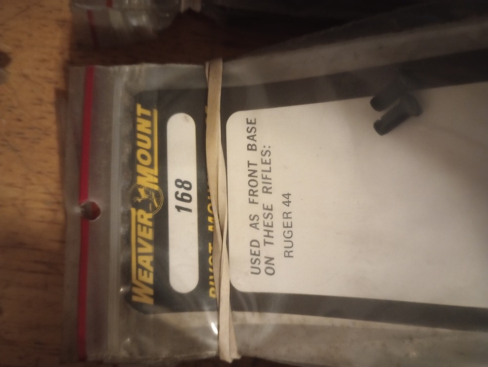 (1) weaver pivot mount base multiple sizes available (not sold as a lot)