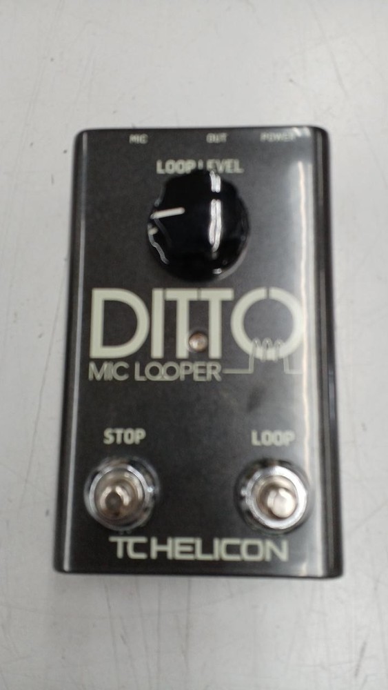 TC HELICON Effect Pedal DITTO MIC LOOPER
