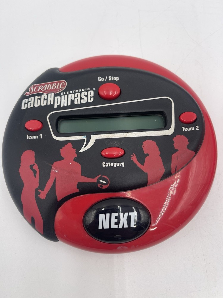 2 Working Electronic Handheld Games Catchphrase Scrabble & Decodes Catchphrase
