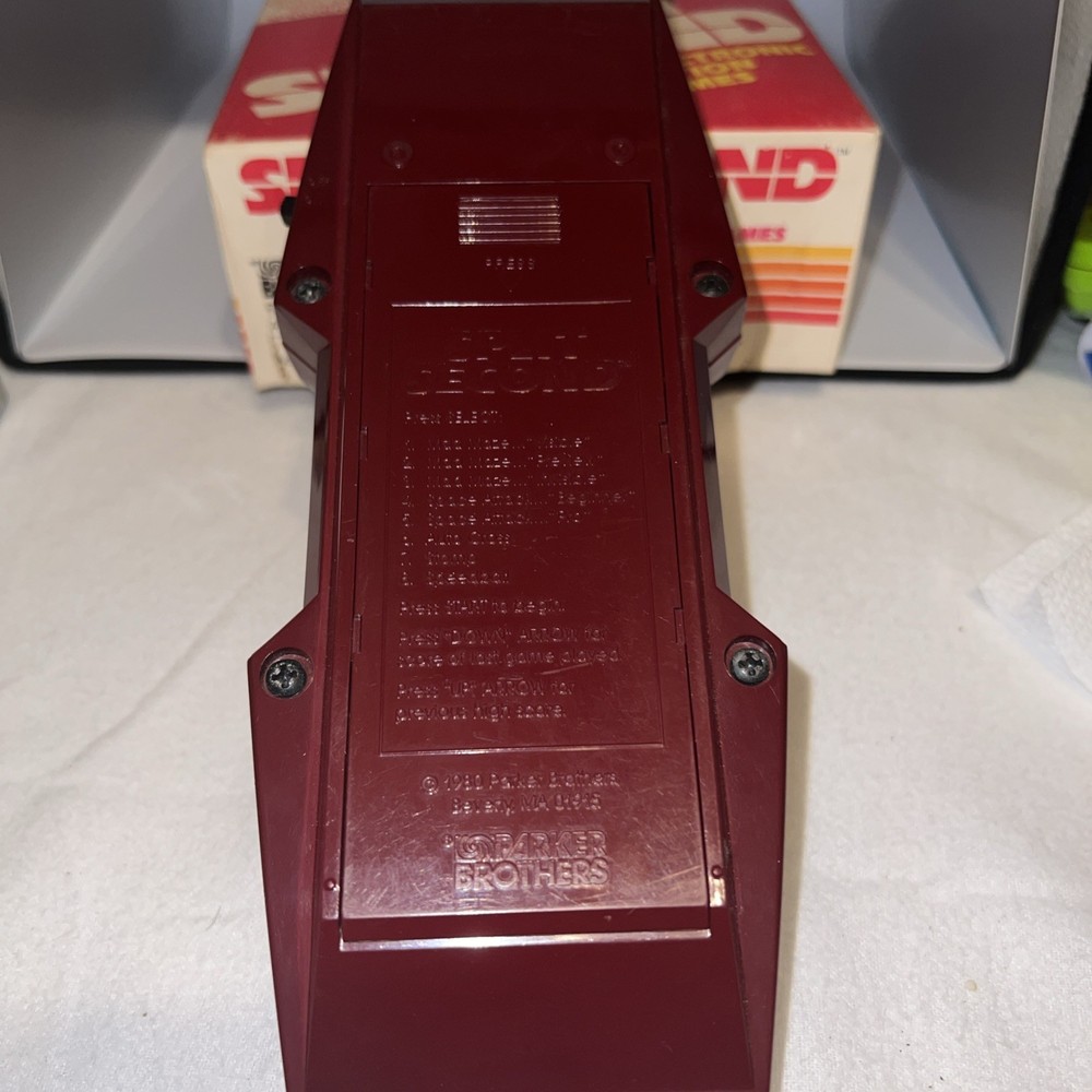 Vintage 1980 Parker Brothers Split Second Electronic Handheld Game Retro WORKS