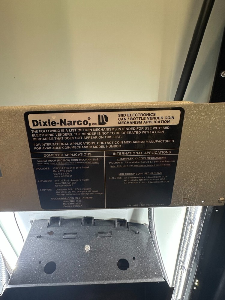 Dixie Narco Drink Machine