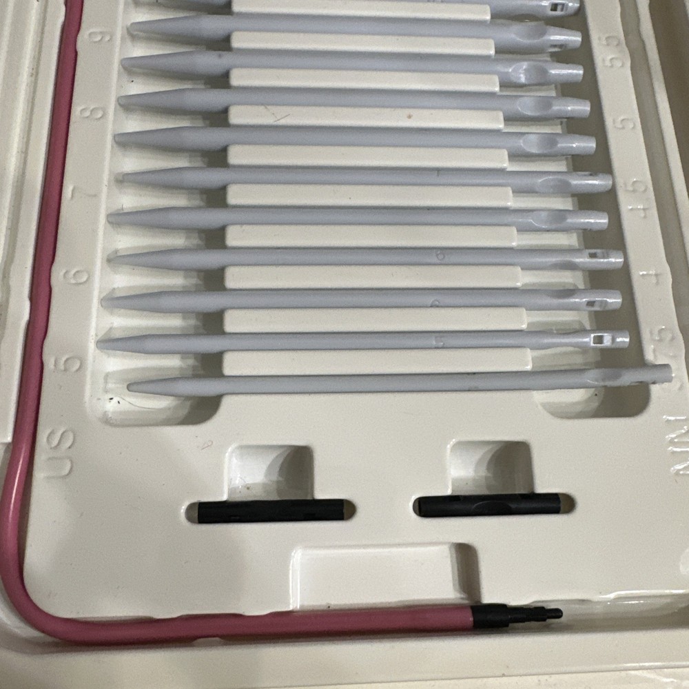 Denise Needles Knitting Needles Kit Blue Incomplete