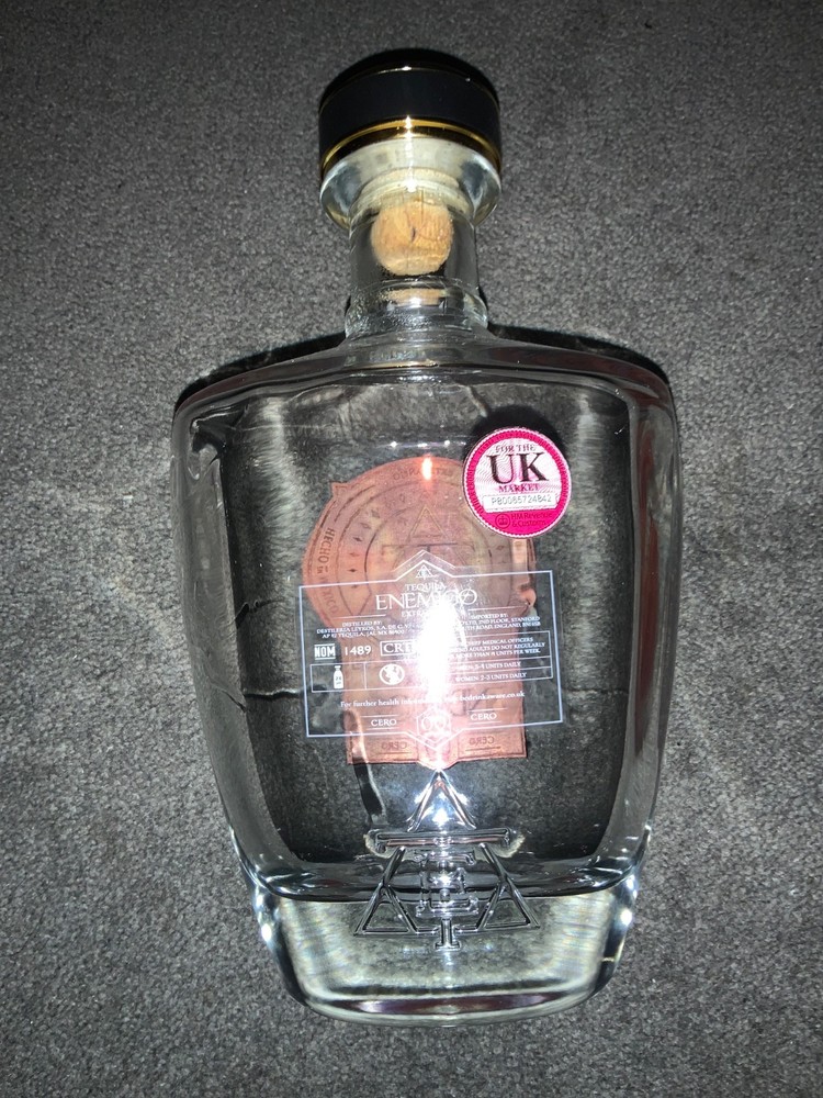 Enemigo tequila empty bottle 70cl