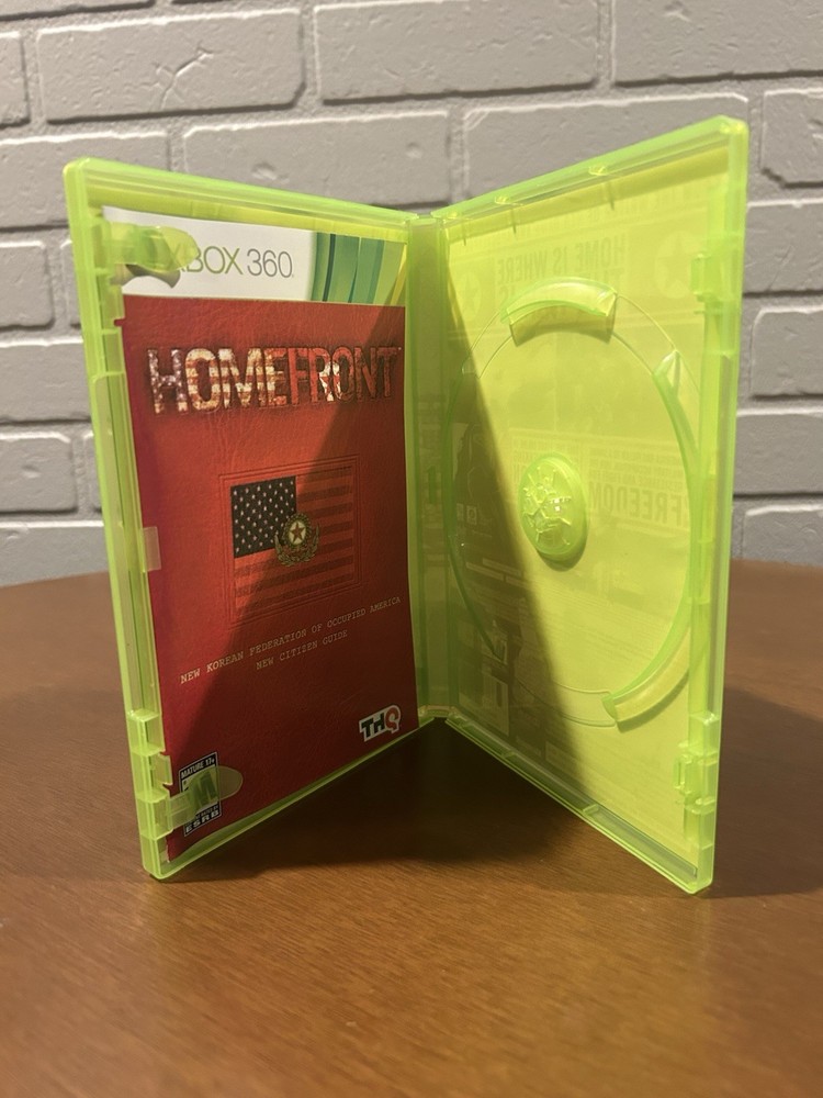 Homefront (CASE ONLY NO GAME) Microsoft Xbox 360. With Manual.