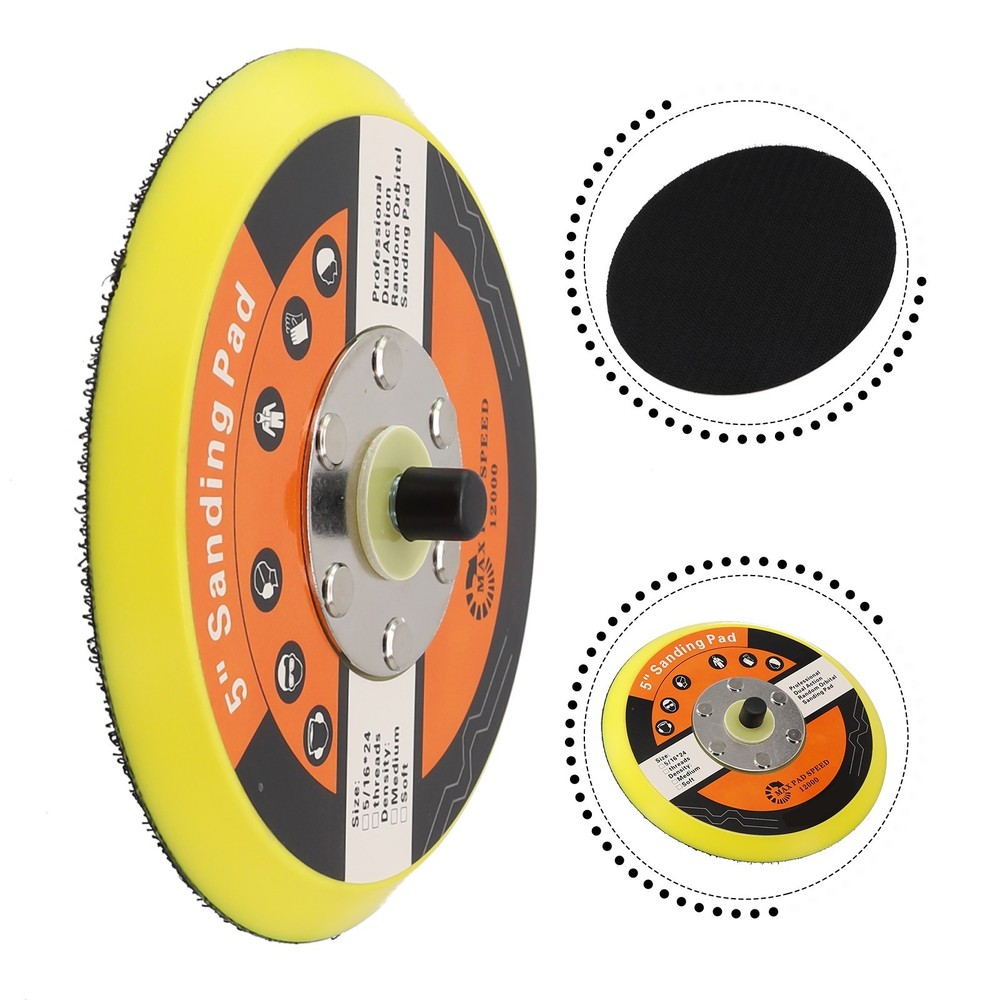 Versatile 5 Inch 125mm Backing Pad Compatible with Sanding Products
