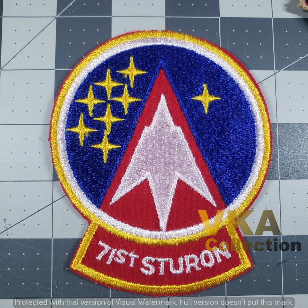 USAF 71st STURON Student Squadron Full Color Patch