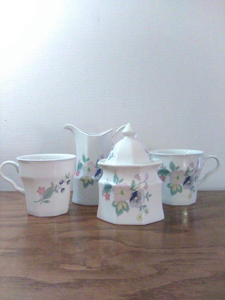 Christopher Stuart 4 Piece Coffee Set Y0015 Blue Rhapsody Kitchenware Tableware