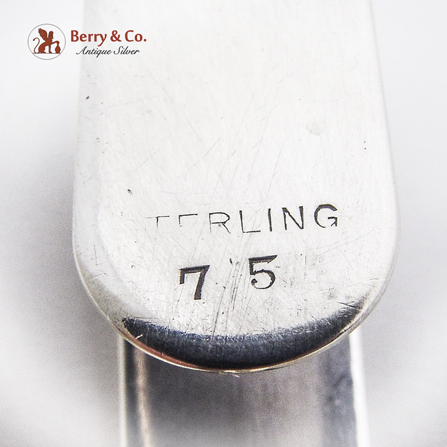 Rectangular Napkin Ring Sterling Silver 1920