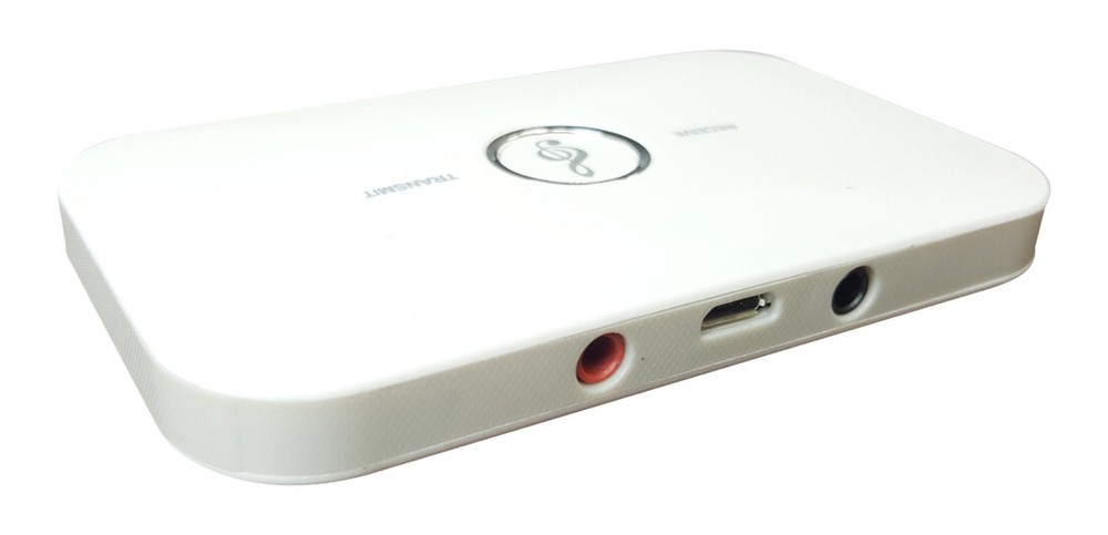 Bluetooth Audio Transmitter + Bluetooth Receiver Dongle For Wireless Audio