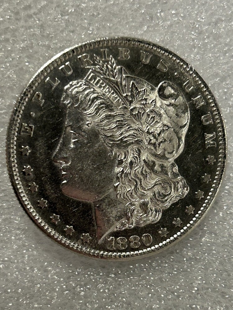 1880 S Morgan Silver $1 BU BB-R32,33