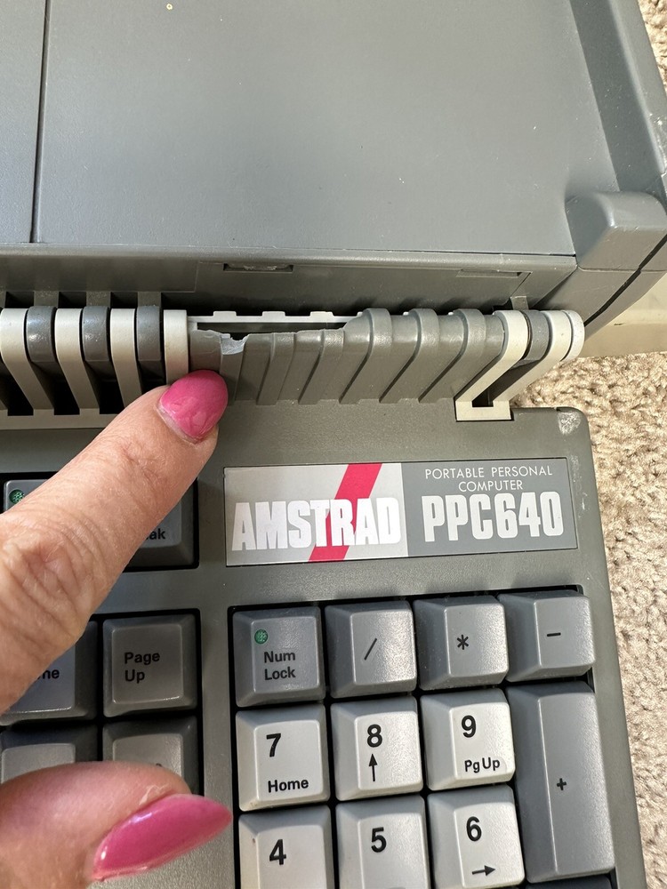 AMSTRAD PPC 640 Vintage Portable Computer