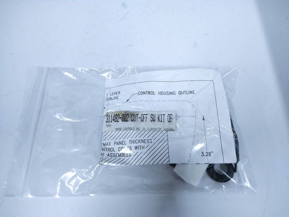 -NEW- Morse Controls 311482-002, Cut Off Switch Kit