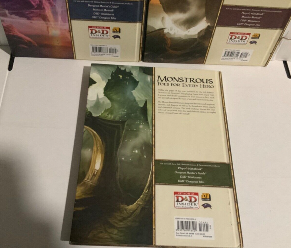 Dungeons & Dragons 4th Edition Core Rulebook Collection