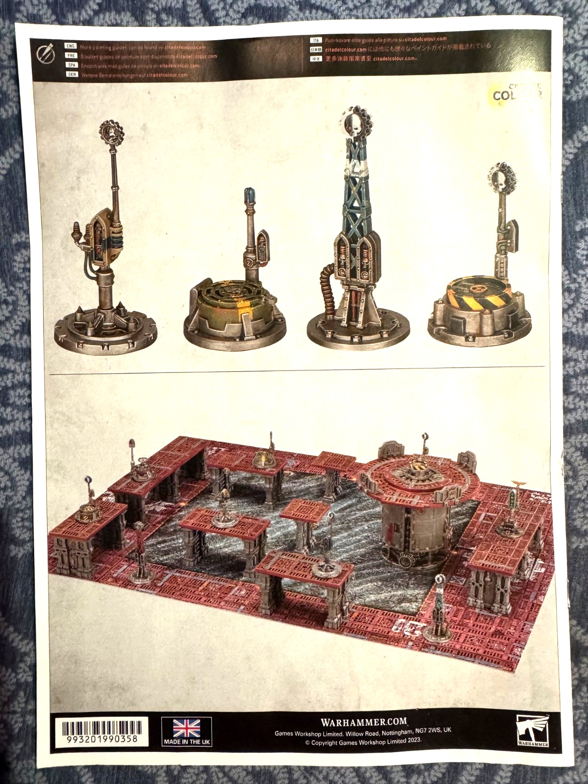 Bheta Decima Objectives Sprue OOP New Warhammer 40,000